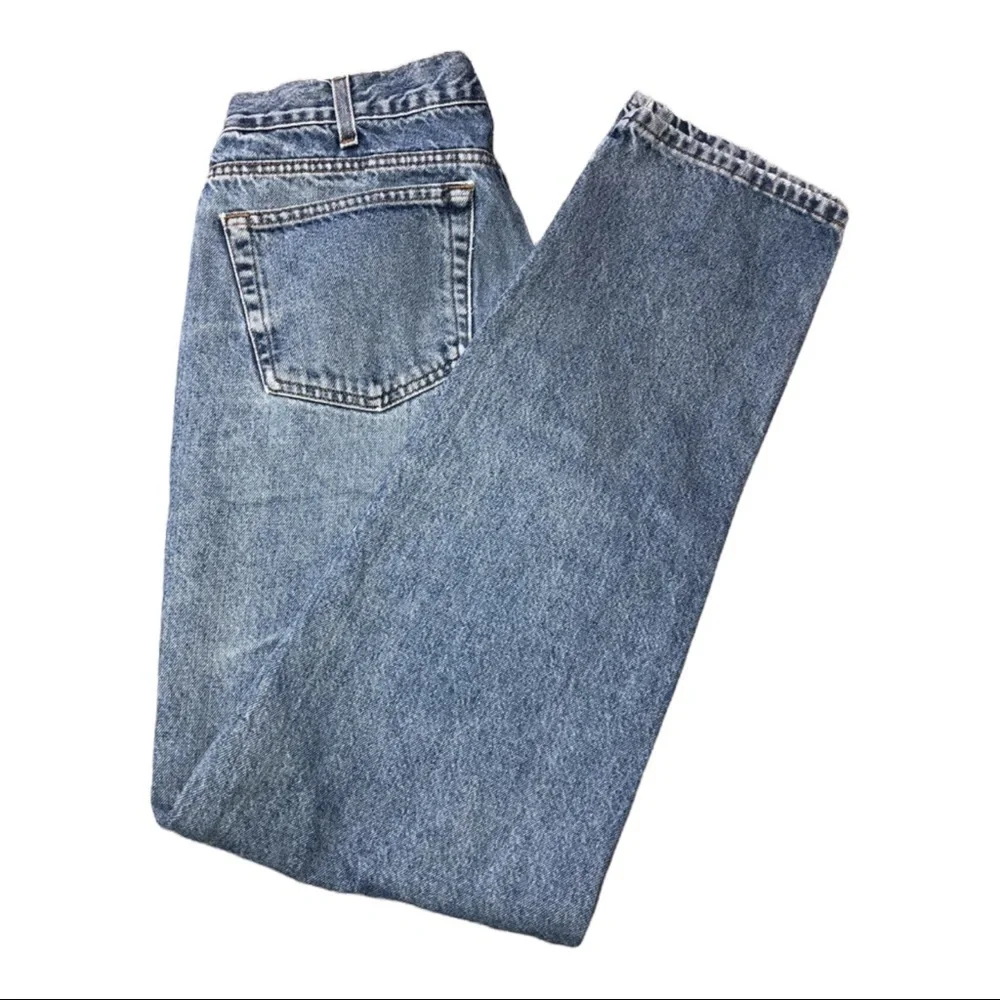 Vintage GAP Easy Fit Blue Denim High Waist Jeans 100% Cotton W36 L36 (33x34)